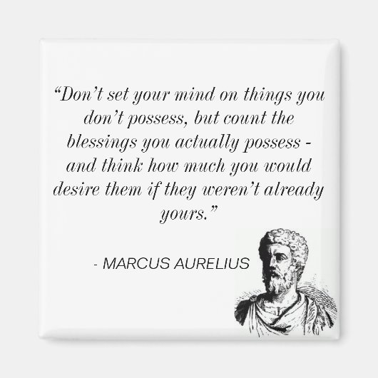 Stoic Magnet, Marcus Aurelius Magnet (Vorne)