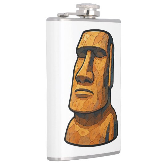 Stoic Moai Ancititude Flachmann (Rechts)
