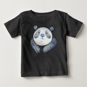 Stoic Panda Bear Niedlich Baby T-shirt