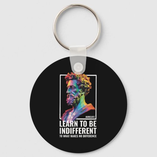 Stoic Philosopher Wisdom Marcus Aurelius Philosoph Schlüsselanhänger (Vorderseite)