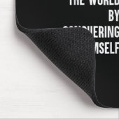 Stoic Philosopher Zeno of Citium Quote Motivationa Mousepad (Ecke)