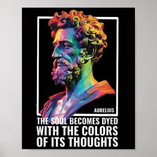 Stoic Philosopher Zitat griechische Philosophie Ma Poster