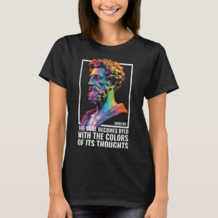 Stoic Philosopher Zitat griechische Philosophie Ma T-Shirt