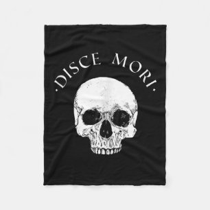 Stoic Philosophy Disce Mori Skull Stoicism Zitat T Fleecedecke