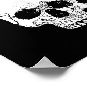 Stoic Philosophy Disce Mori Skull Stoicism Zitat T Poster (Ecke)