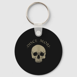 Stoic Philosophy Disce Mori Skull Stoicism Zitat T Schlüsselanhänger