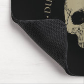Stoic Philosophy Du Volentem Fata Skull Stoicism Q Mousepad (Ecke)