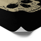 Stoic Philosophy Du Volentem Fata Skull Stoicism Q Poster (Ecke)