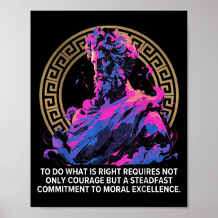 Stoic Philosophy Epic Old Greece Inspiration Stoi Poster