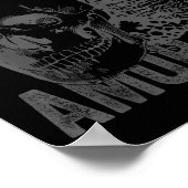 Stoic Philosophy Gray Hellenistic Stoicism Amor Fa Poster (Ecke)