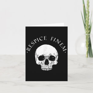 Stoic Philosophy Respice Finem Skull Stoicismus Qu Karte