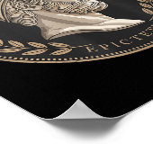 Stoic Roman Epictetus Bust Poster (Ecke)