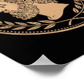 Stoic Roman Epictetus Bust Poster (Ecke)
