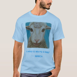Stoic-Schaf-Shirt mit dem Zitat des Senecas T-Shirt