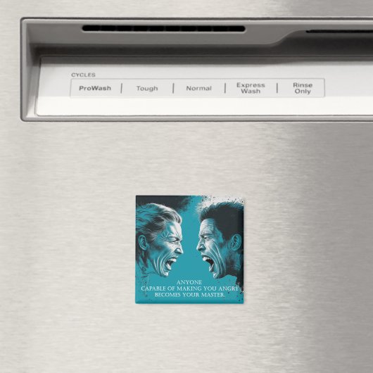 Stoic Wisdom: Emotional Control Quote - Magnet (In Situ (Geschirrspüler))