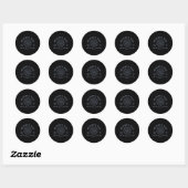 Stoic Zitat Amor Fati Dala Runder Aufkleber (Blatt)