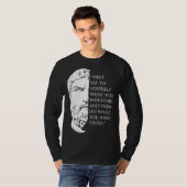 Stoicism Epictetus Stoic Philosophy Quote Visualiz T-Shirt (Vorne ganz)