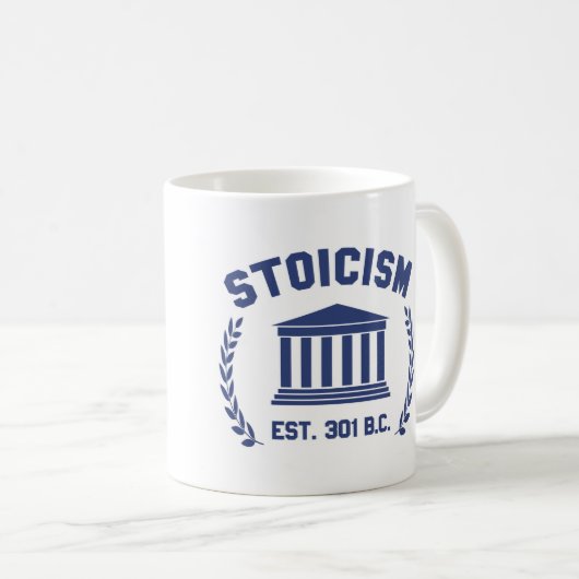 Stoicism Kaffeetasse (VorderseiteRechts)