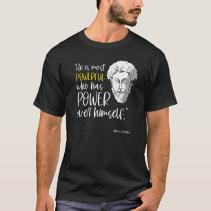 Stoicismus Marcus Aurelius Philosophie Zitat T-Shirt