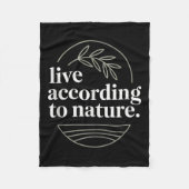 Stoiker Zitat Motivierend Stoikismus Zeno Fleecedecke (Vorderseite)