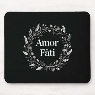 Stoikes Minimalistisches T-Shirt für Frauen Amor F Mousepad