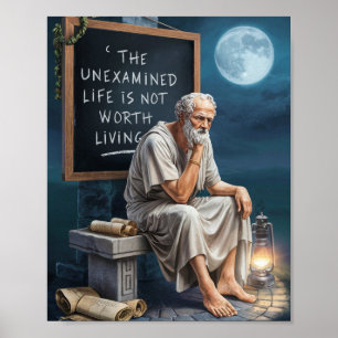 Stoikismus Wall Art, Motivierend Zitatposter Poster