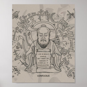 Stoikismus Wall Art, Motivierend Zitatposter Poster