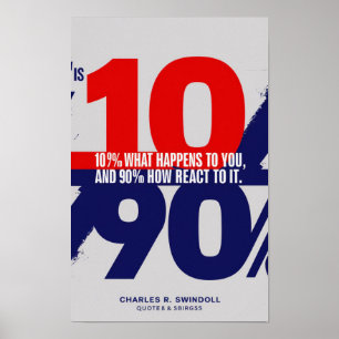 Stoikismus Wall Art, Motivierend Zitatposter Poster