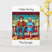 Stoisch, aber empfindlich | I Liebe Sie Karte (Gelbe Blume)