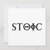 stoisch einladung (Vorderseite)