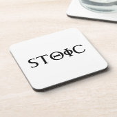 stoisch getränkeuntersetzer (Linke Seite)