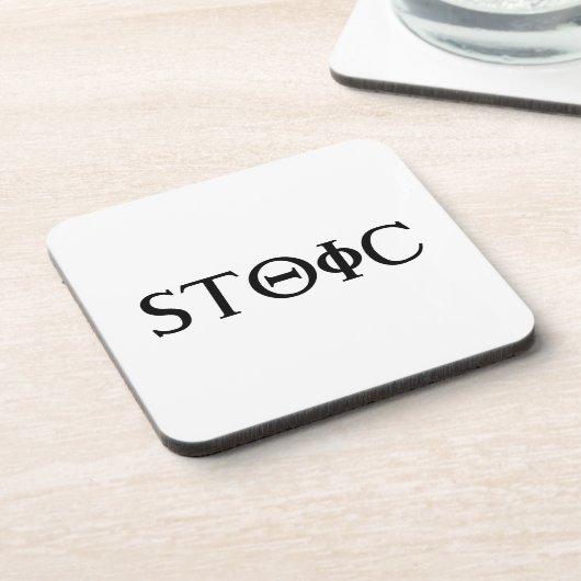 stoisch getränkeuntersetzer (Linke Seite)