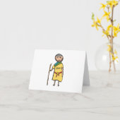 stoisch karte (Gelbe Blume)