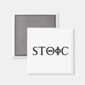 stoisch magnet (Vorderseite/Rückseite)