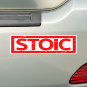 Stoische Briefmarke Autoaufkleber (Auf Auto)