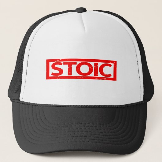 Stoische Briefmarke Truckerkappe (Vorderseite)