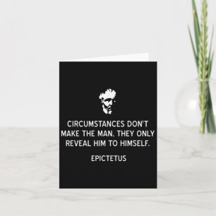 Stoische Epictetus-Quote Karte