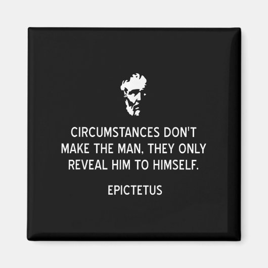 Stoische Epictetus-Quote Magnet (Vorne)