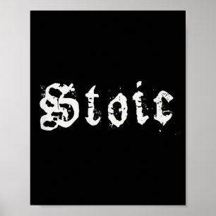 Stoische Hellenistische Philosophie Minimalismus S Poster