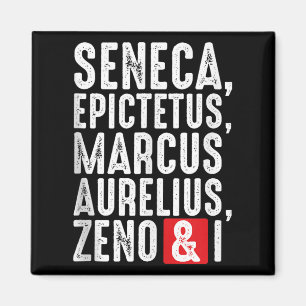 Stoische Philosophen Zitate für Philosophie Magnet