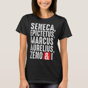 Stoische Philosophen Zitate für Philosophie T-Shirt