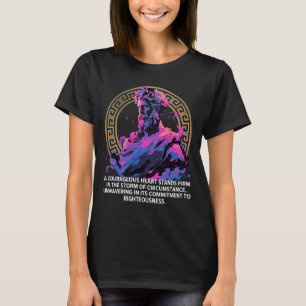 Stoische Philosophie Epische Altgriechischer Stoik T-Shirt