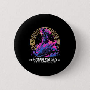 Stoische Philosophie Inspirationspic Altgriechisch Button