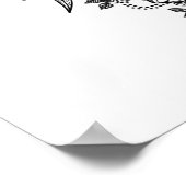 Stoische Philosophie Memento Mori, Marcus Aurelius Poster (Ecke)