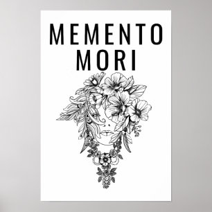 Stoische Philosophie Memento Mori, Marcus Aurelius Poster