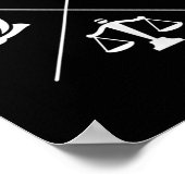 Stoische Tugenden Weisheit Temperance Richter Cour Poster (Ecke)