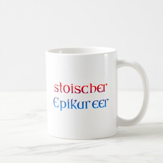 stoischer Epikureer Kaffeetasse