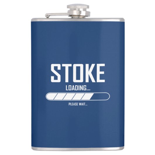 Stoke Loading Flachmann (Vorderseite)