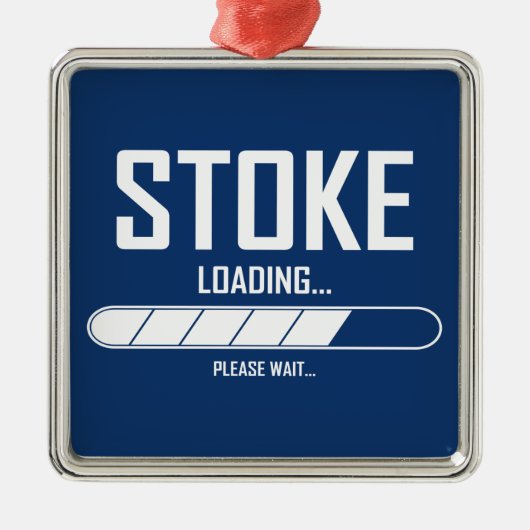 Stoke Loading Ornament Aus Metall (Vorne)