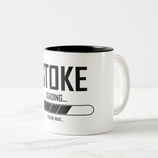 Stoke Loading Zweifarbige Tasse (VorderseiteRechts)